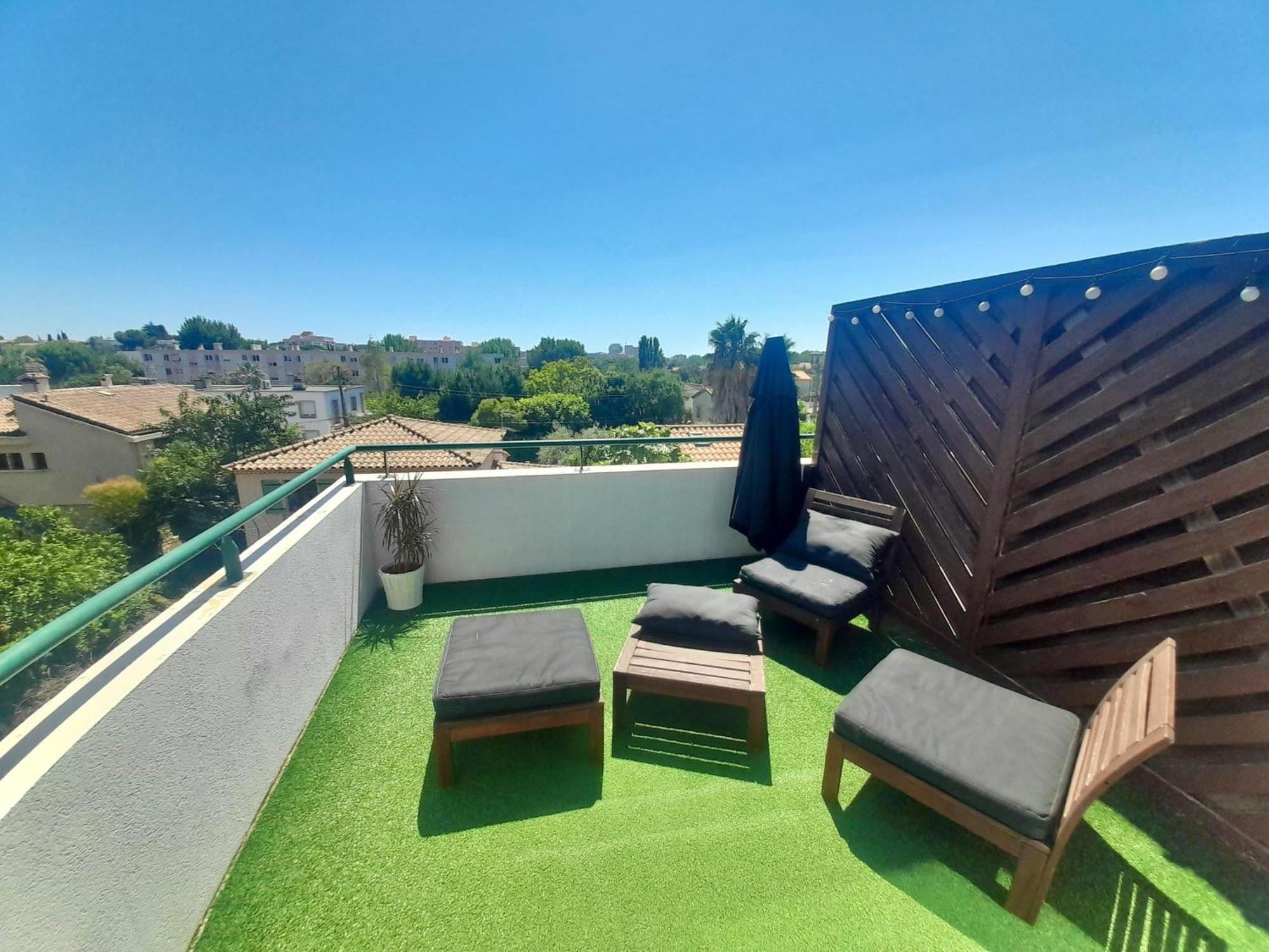 Appartement Terrasse De La Pompignane - T2 Lumineux Plein Sud à Montpellier Extérieur photo